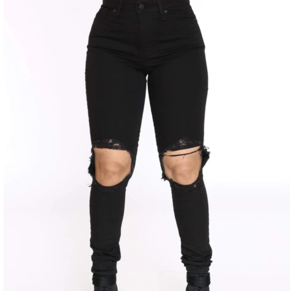 Levi's 721 High Rise Skinny Jeans Size 18